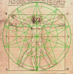 uomo di leonardo doppia stella astrologia arcaica